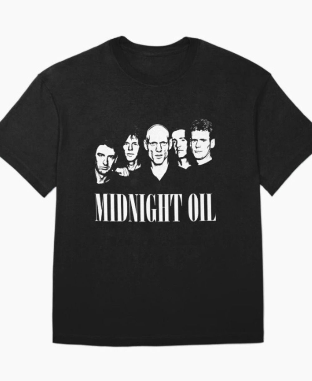 Midnight Oil Black T Shirt